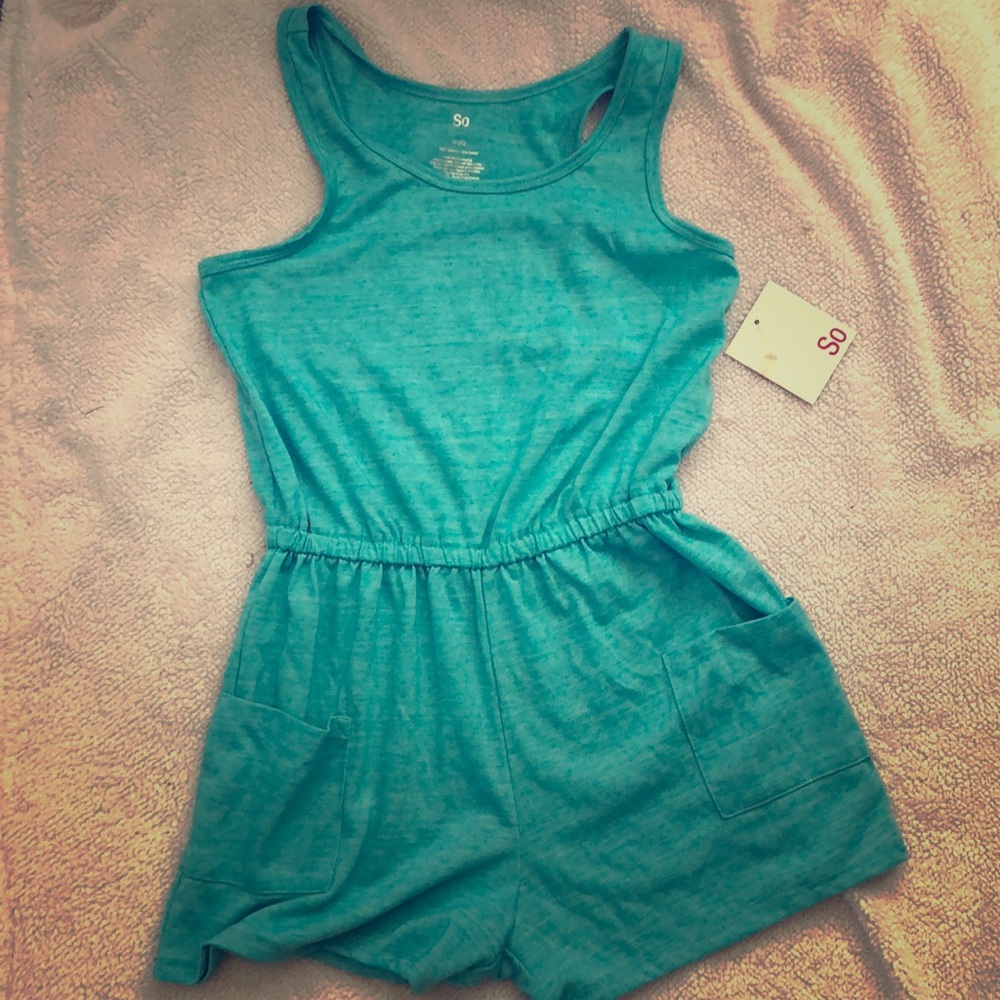 NWT girls romper